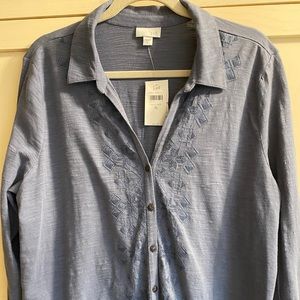 J.Jill Cotton Blouse